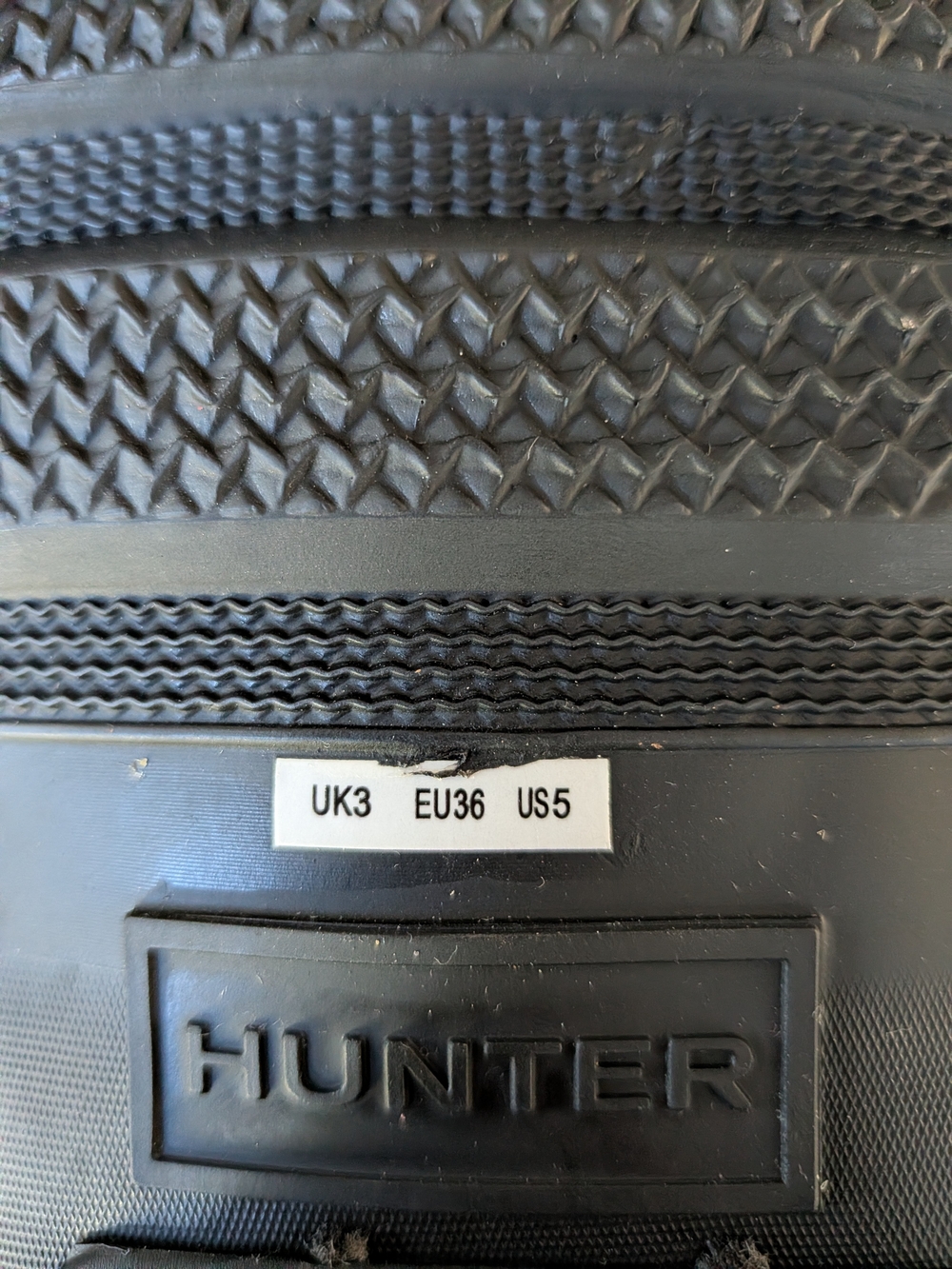 Hunter Women's Black Chelsea Ankle Rain Boot US Size 5 - Picture 8 of 15
